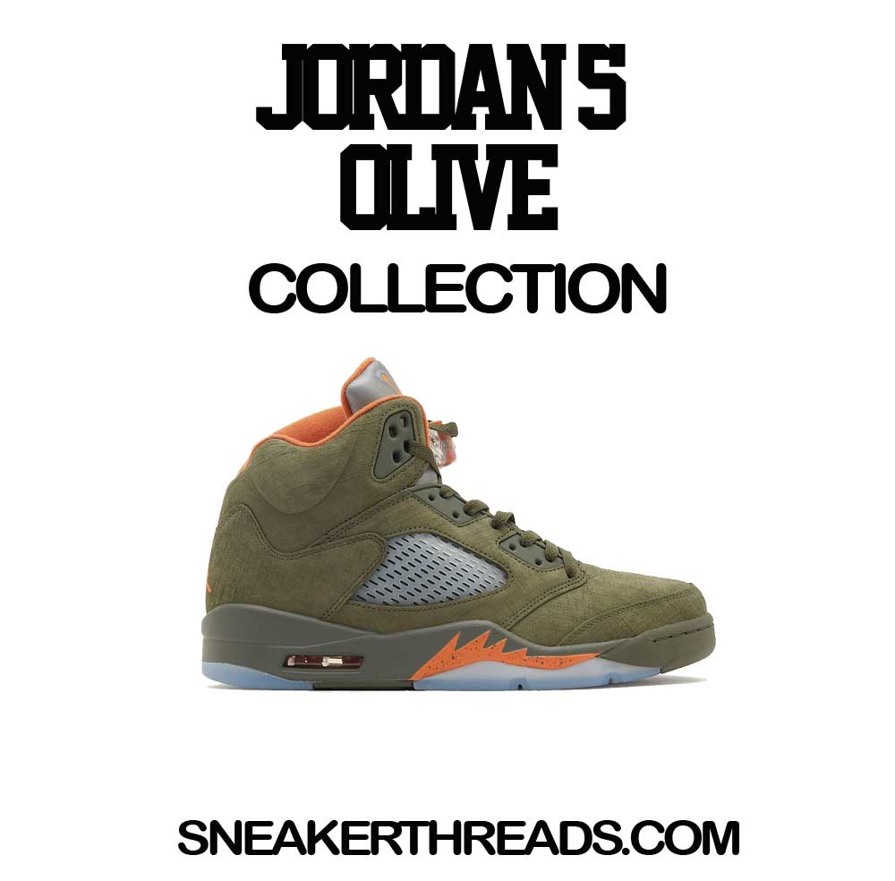 Retro 5 Olive Mindset Shirt