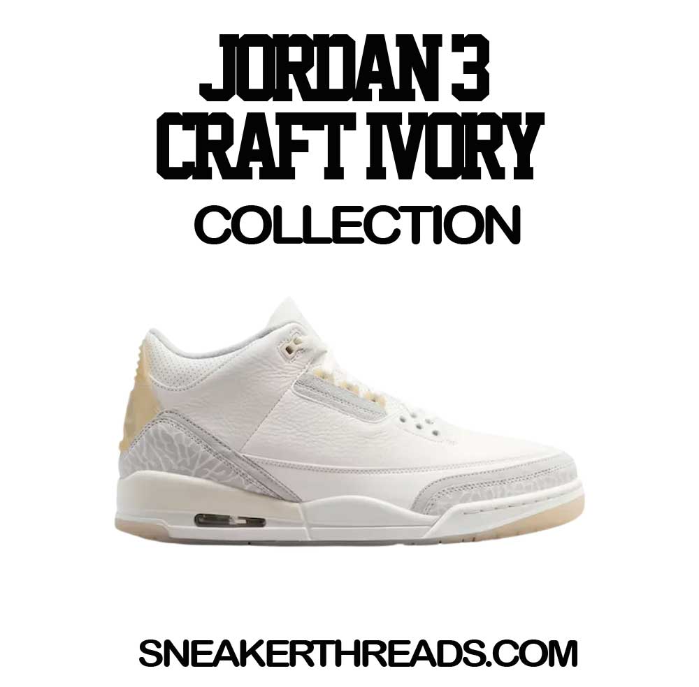 Retro 3 Craft Ivory Finesse Shirt