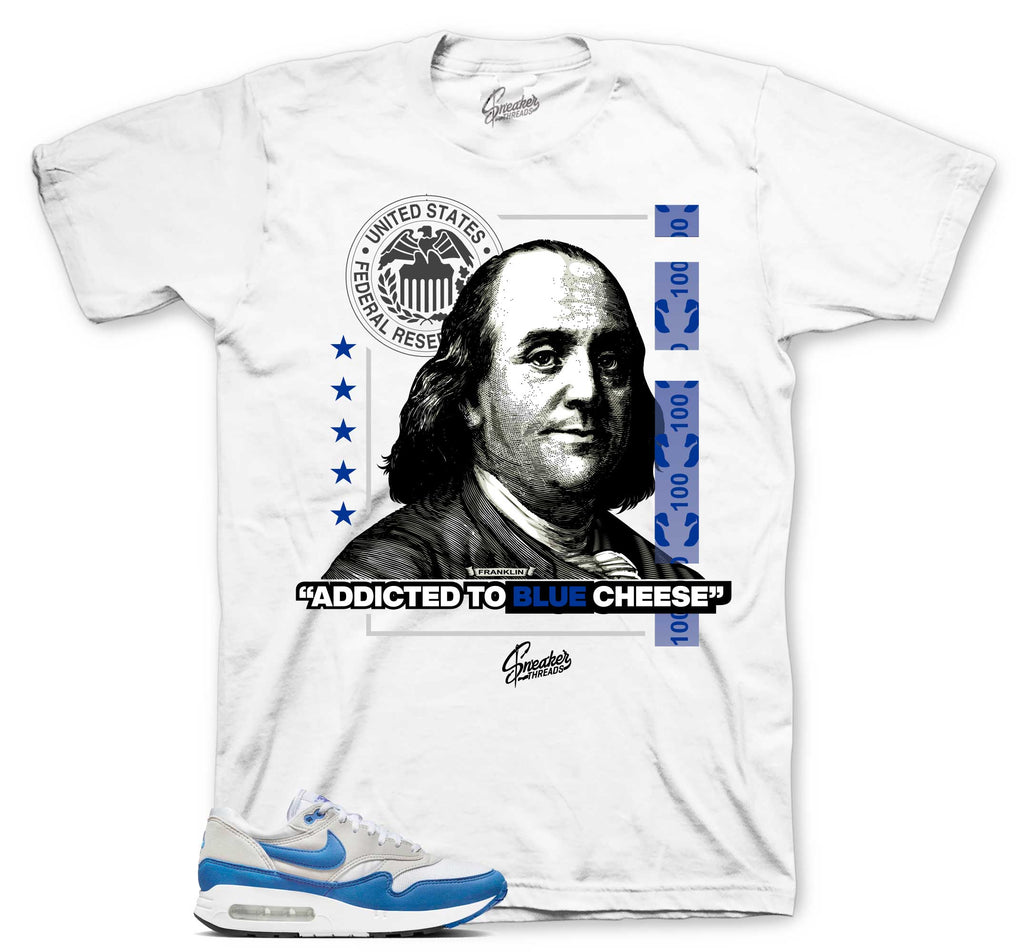 Air Max 1 Royal Blue Cheese Shirt