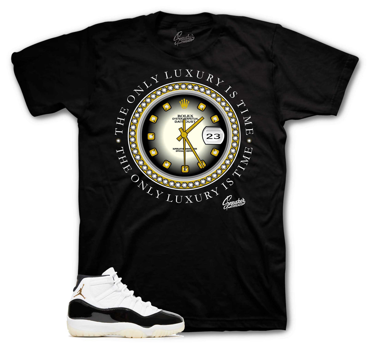 Retro 11 Gratitude DMP Rolie Time Shirt