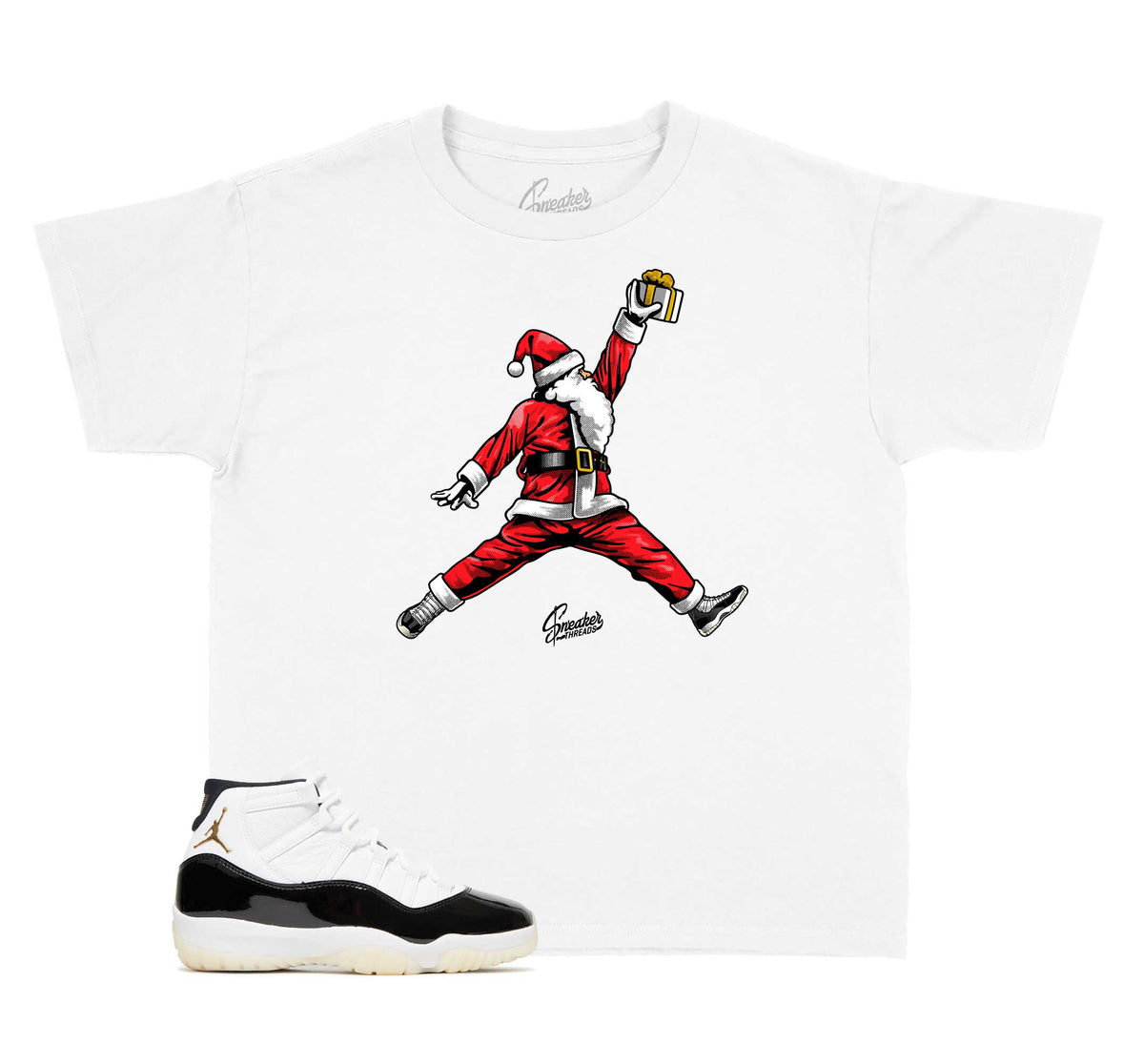 Kids - Gratitude 11 Air Santa Shirt