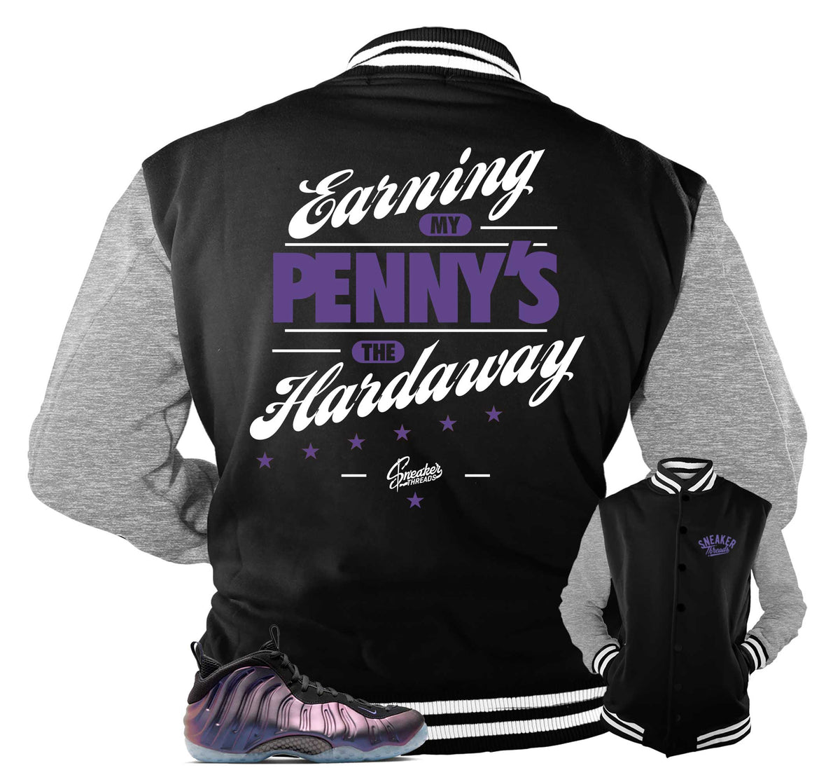 Foamposite Eggplant Earning Pennies jacket