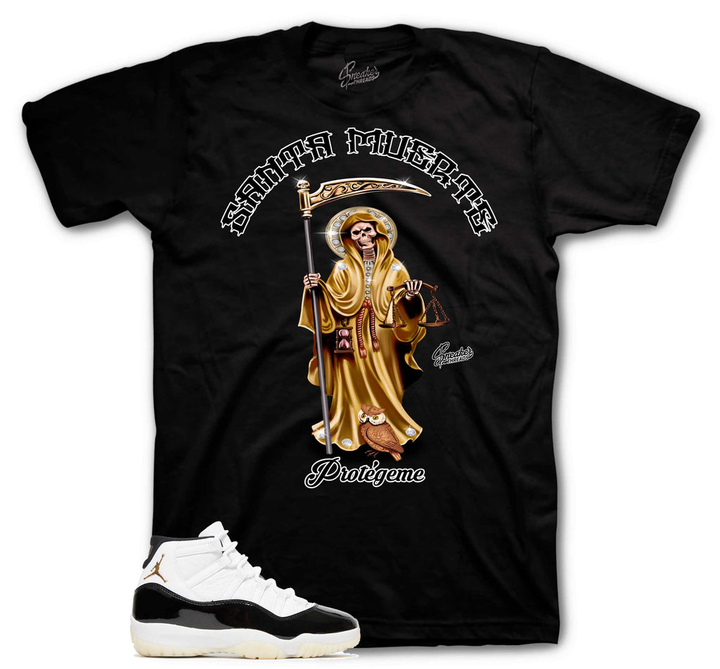 Retro 11 Gratitude DMP Santa Muerte Shirt