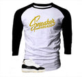 Retro 11 Gratitude DMP ST Logo Raglan Shirt