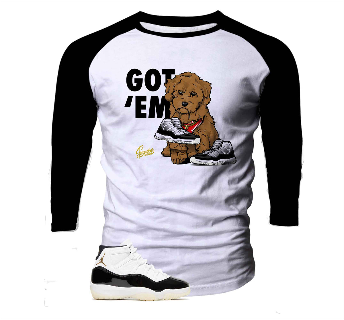 Retro 11 Gratitude DMP Got Em Raglan Shirt