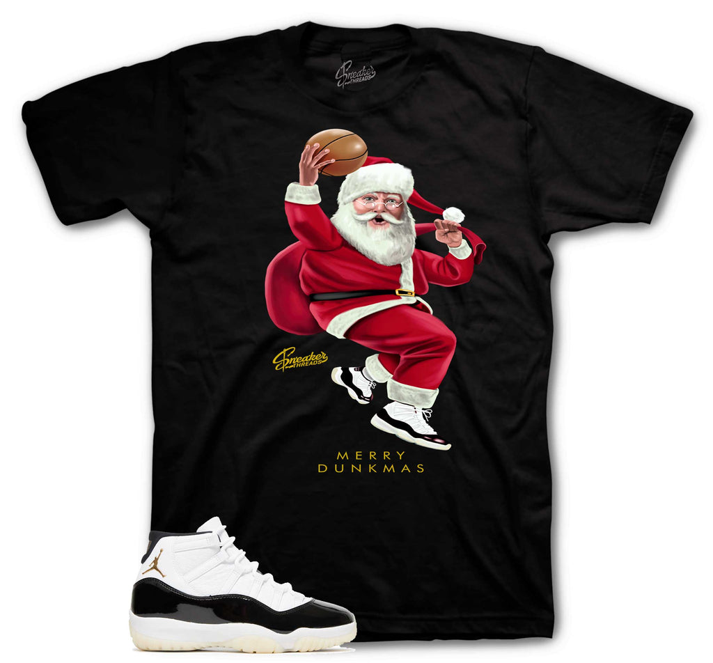 Retro 11 Gratitude DMP Merry Dunkmas Shirt