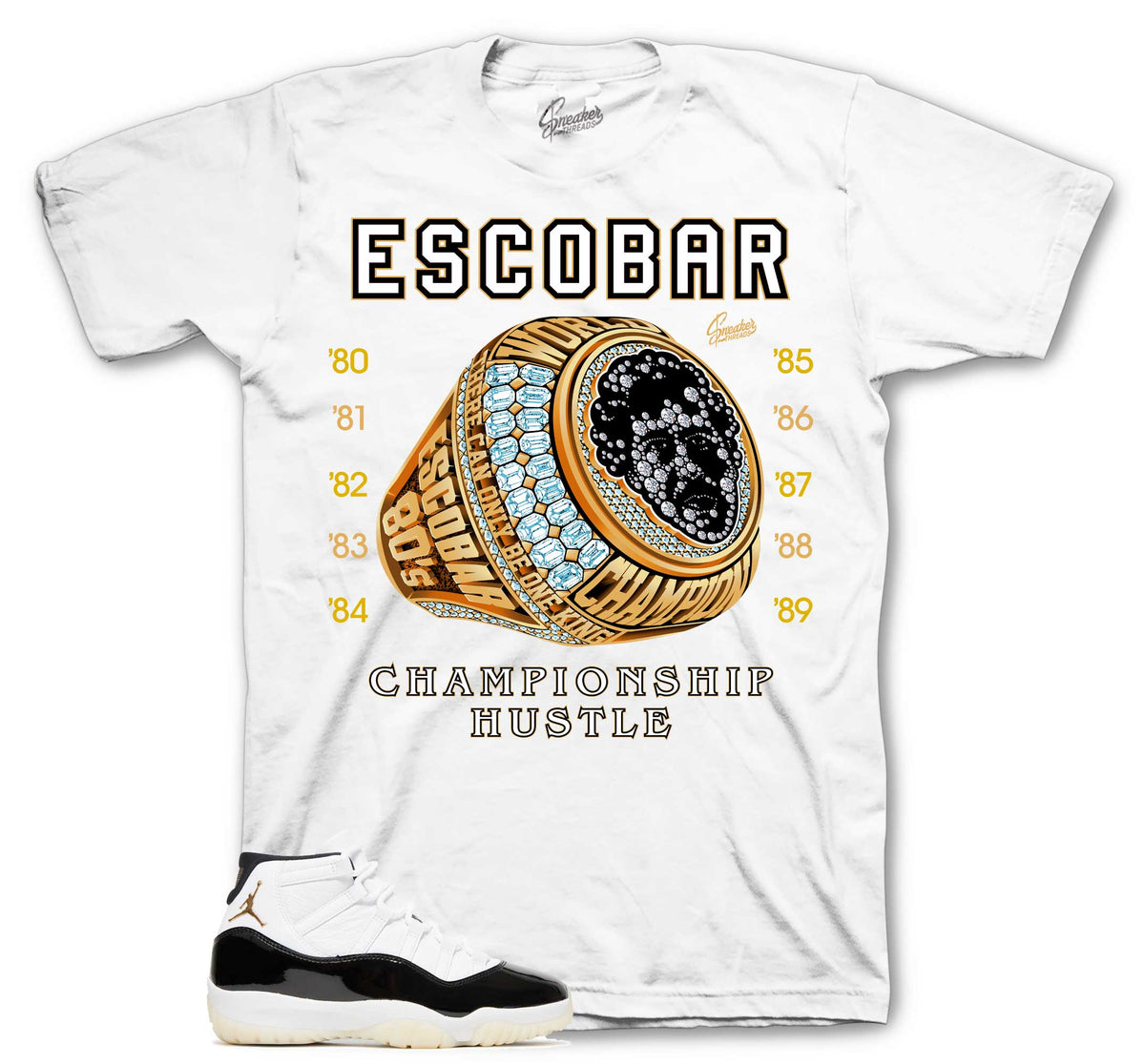 Retro 11 Gratitude DMP Champ Hustle Shirt