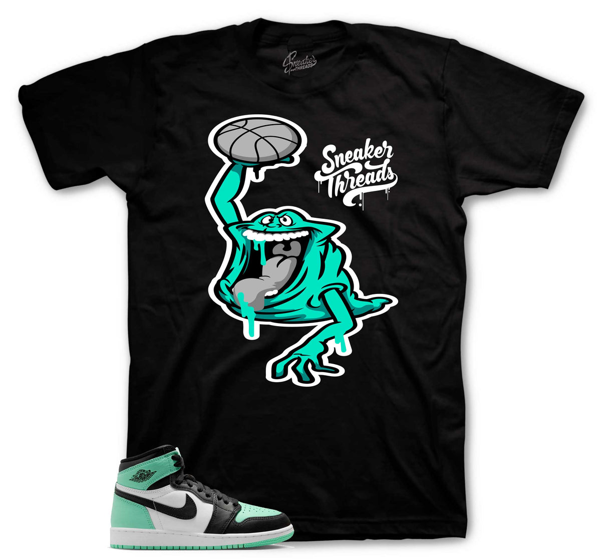Retro 1 Green Glow Air Slimer Shirt