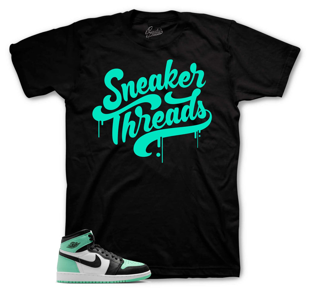 Retro 1 Green Glow ST Drip Shirt