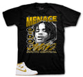 Retro 1 White Metallic Gold Nineties Shirt