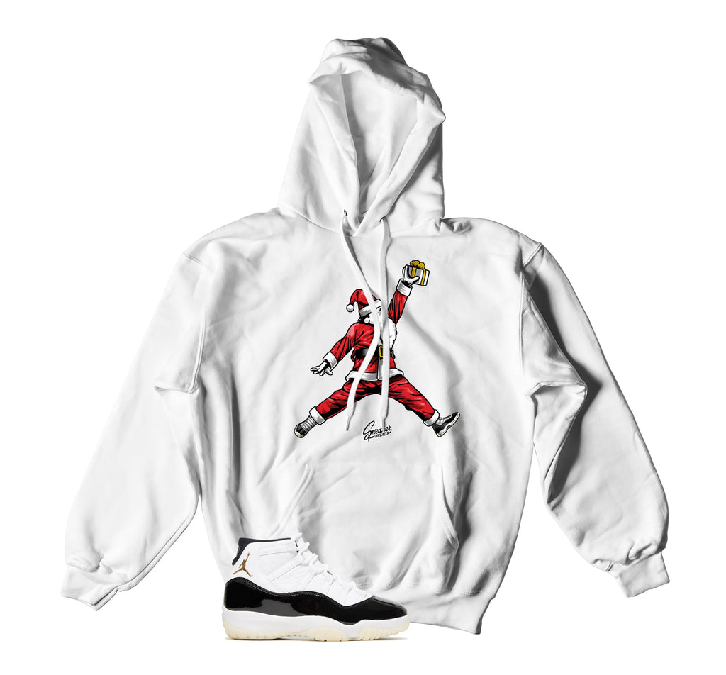 Retro 11 Gratitude DMP Air Santa Hoody