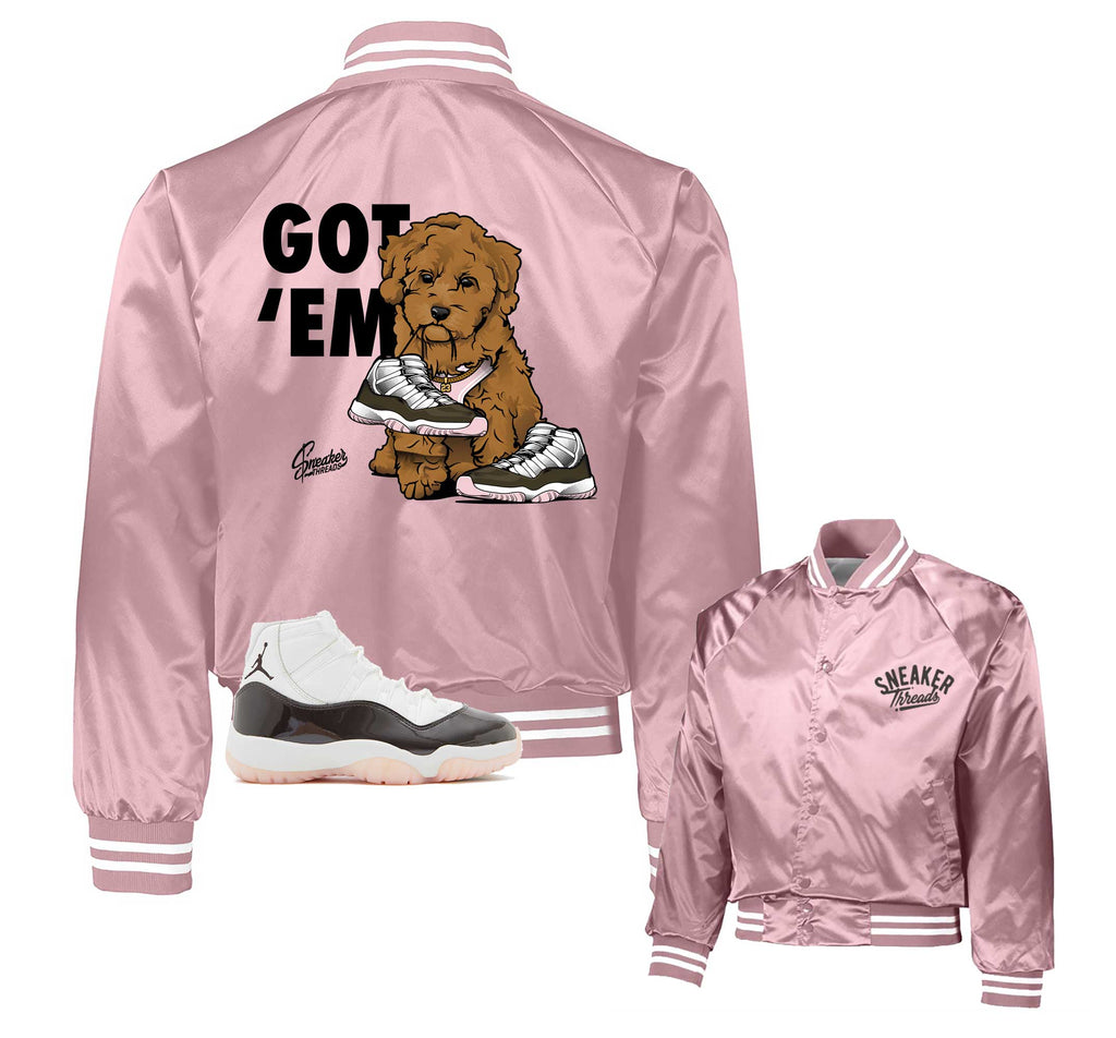 Retro 11 Neapolitan Got Em Satin jacket