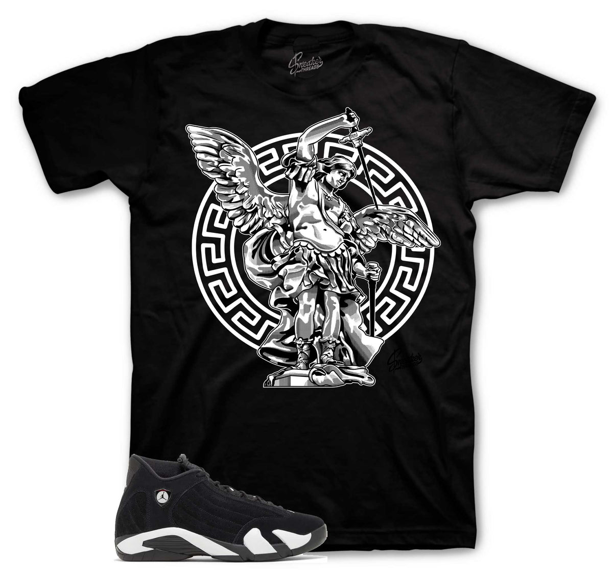 Retro 14 Black/White St. Micheal Shirt