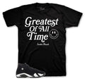 Retro 14 Black/White Goat Shirt