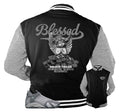 Retro 14 Flint Grey Blessed Angel Jacket
