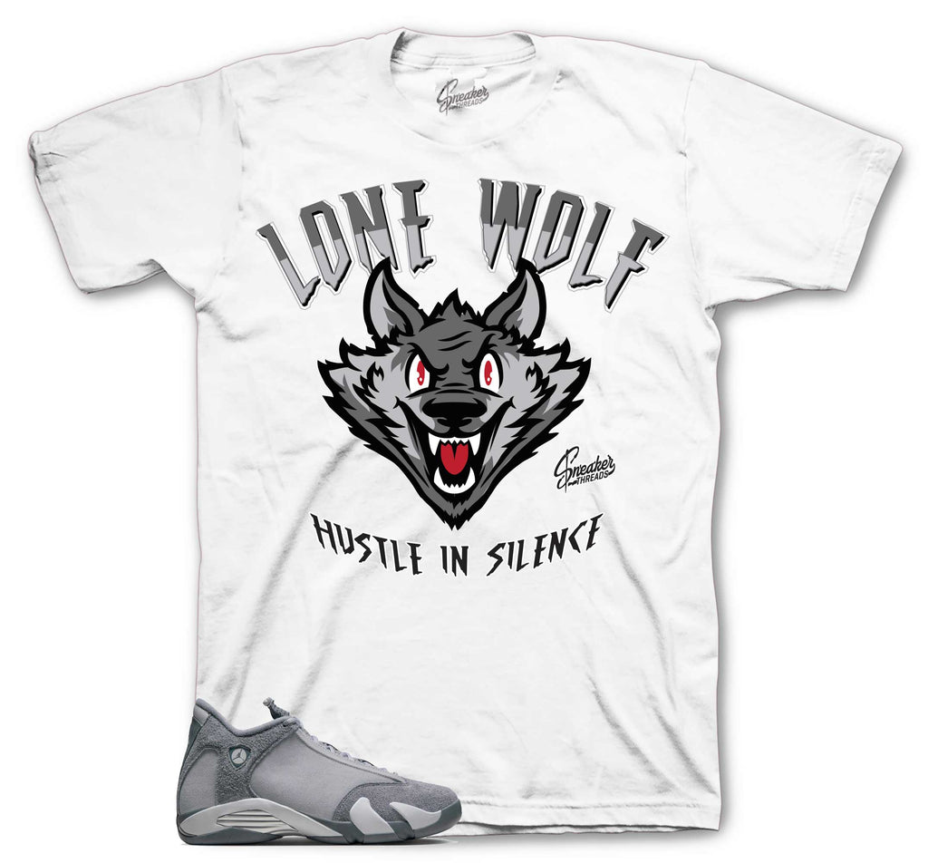 Retro 14 Flint Grey Lone Wolf Shirt