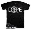 Retro 14 Black/White DPE Gods Shirt