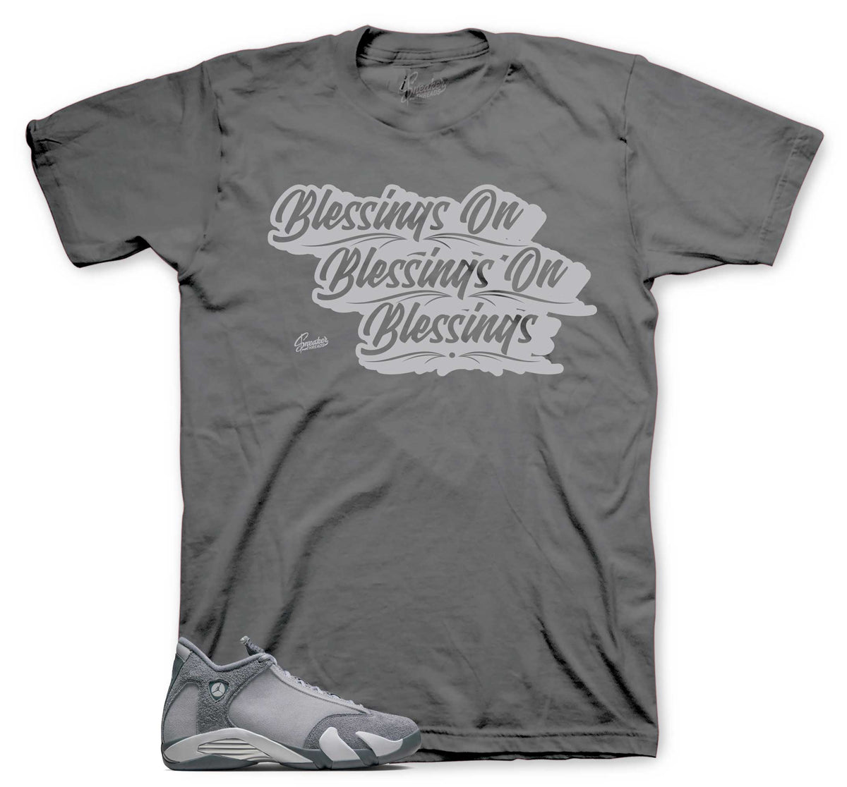 Retro 14 Flint Grey Blessings Shirt