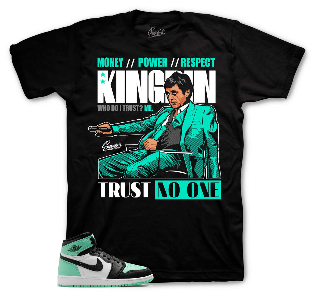 Retro 1 Green Glow Trust Issues Shirt
