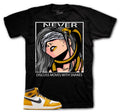Retro 1 Yellow Ochre Never Discuss Shirt