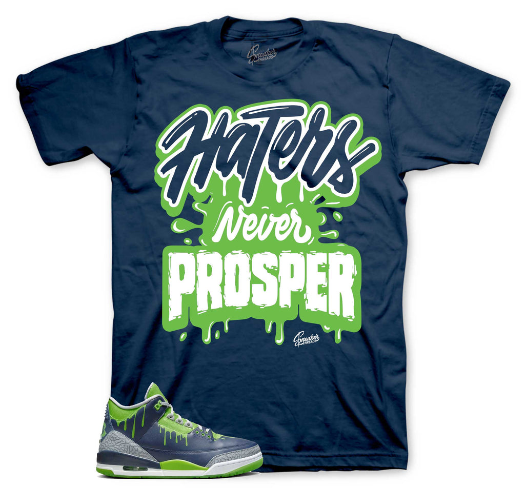 Retro 3 Hugo Haters Never Prosper Shirt