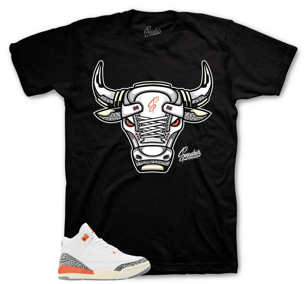 Retro 3 Georgia Peach War Bully Shirt
