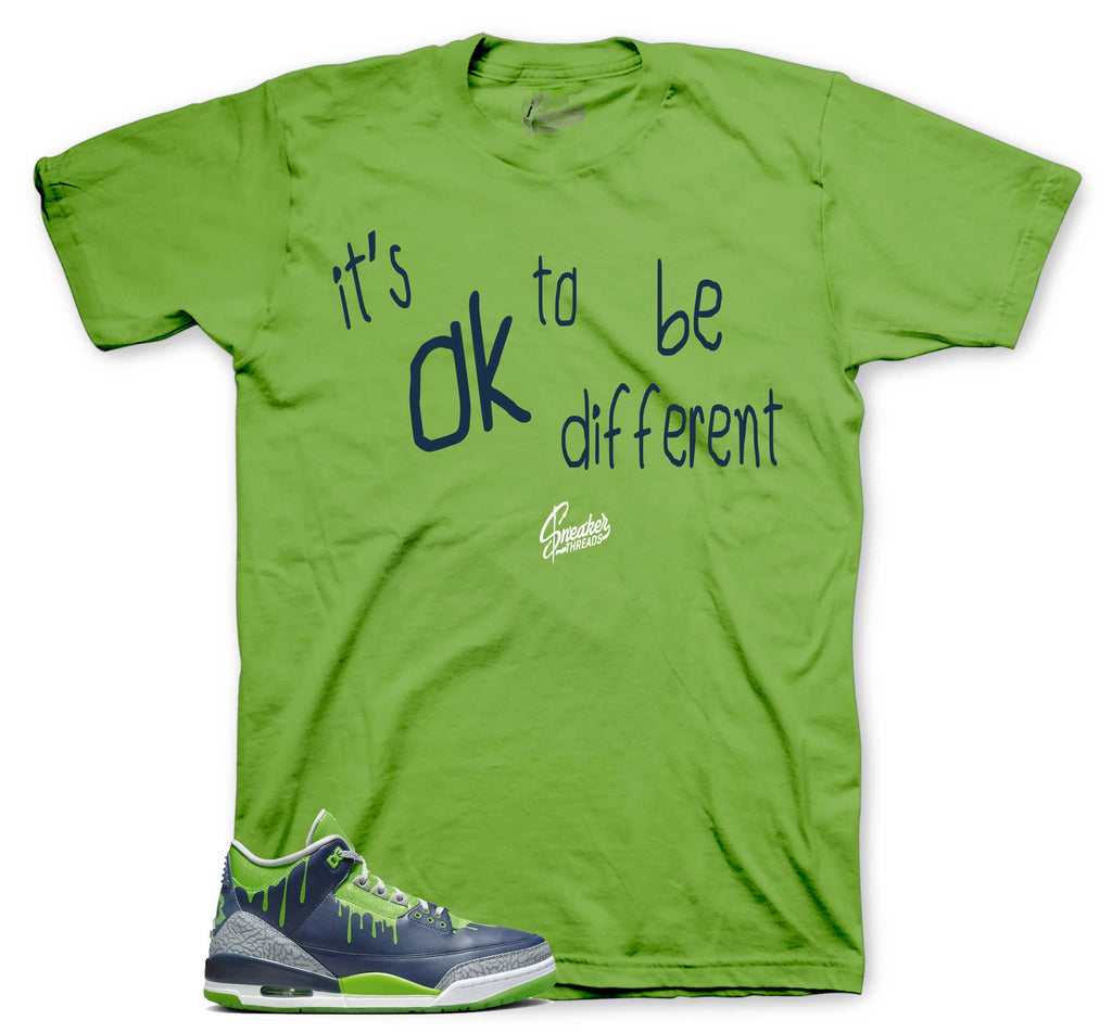 Retro 3 Hugo It's Ok to Be Different Shirt