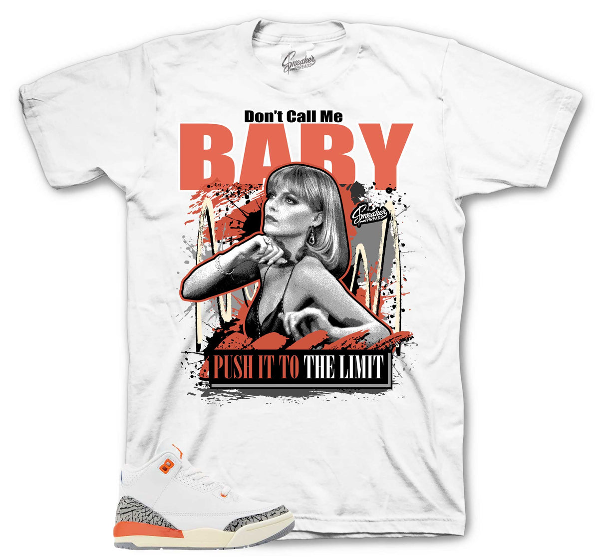 Retro 3 Georgia Peach Baby Shirt