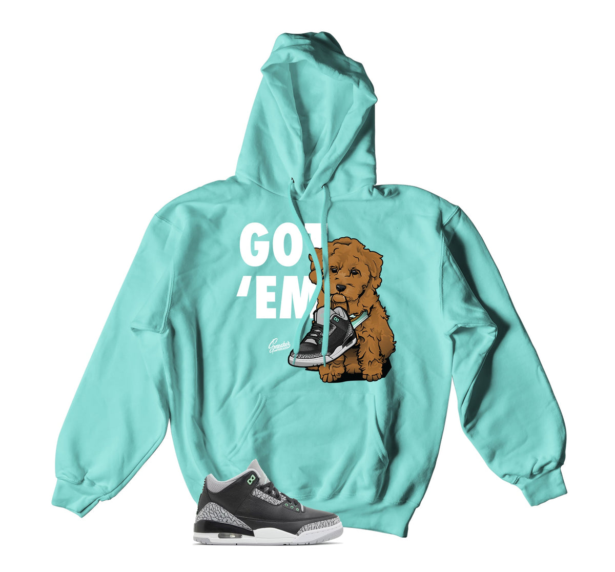 Retro 3 Green Glow Got Em Hoody