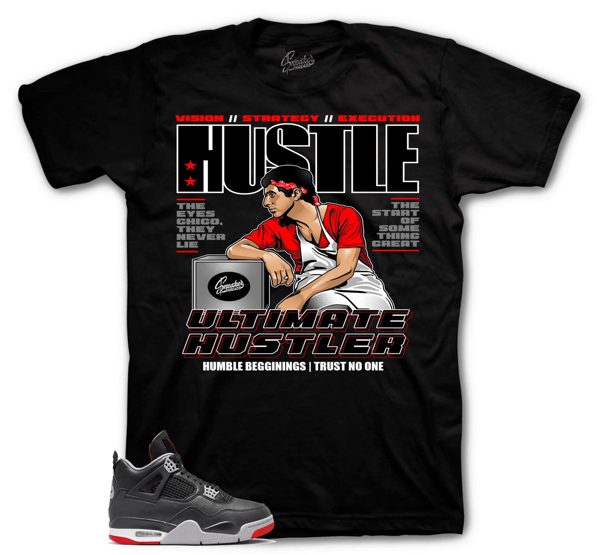 Retro 4 Bred Humble Begginings Shirt