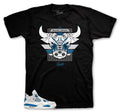 Retro 4 Industrial Blue War Bully Shirt