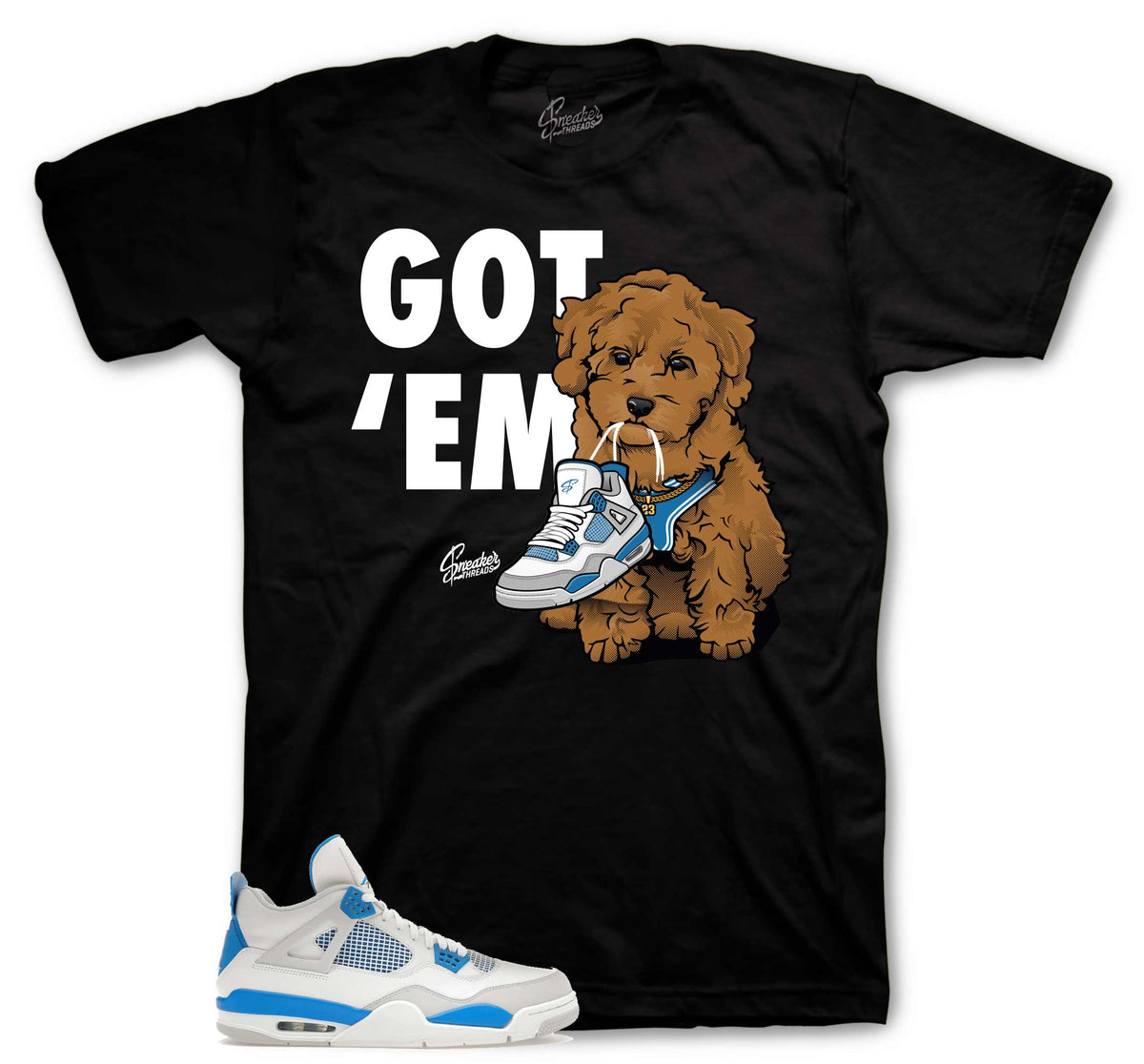 Retro 4 Industrial Blue Got Em Shirt
