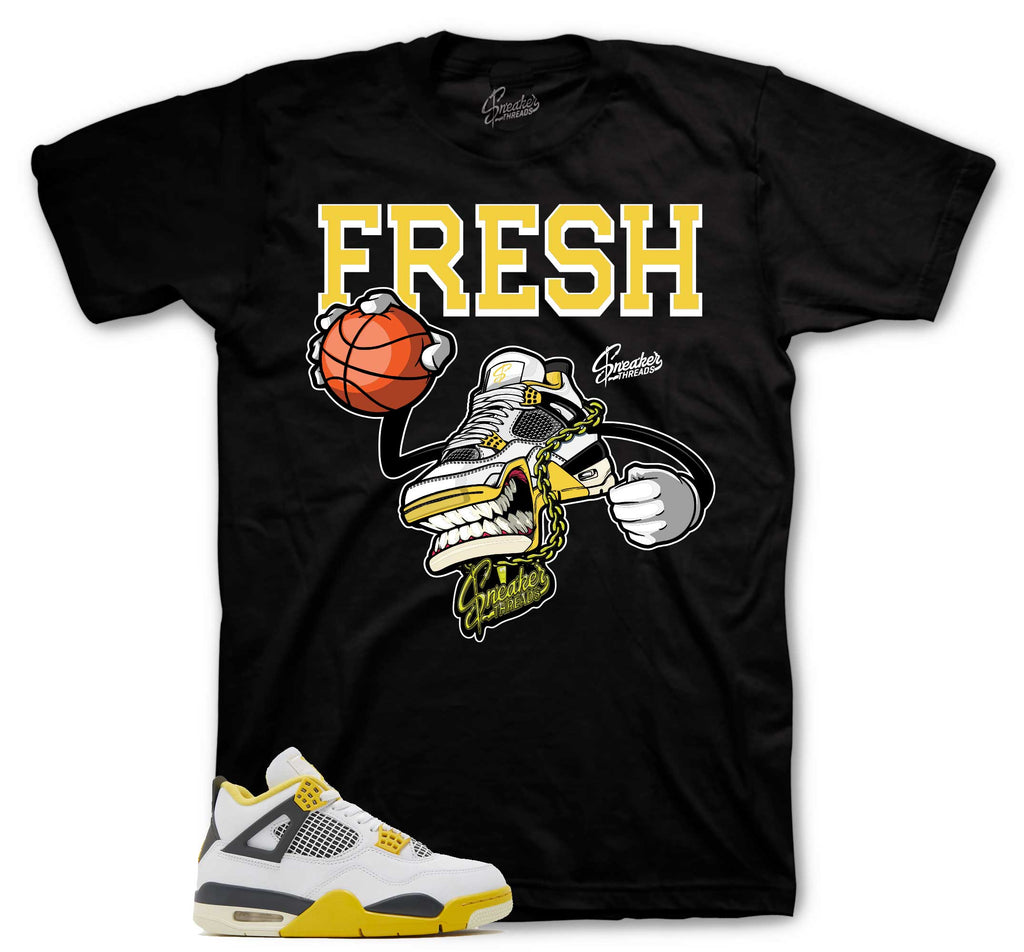 Retro 4 Vivid Sulfur Fly Kicks Shirt