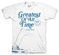 Retro 4 Industrial Blue Goat Shirt