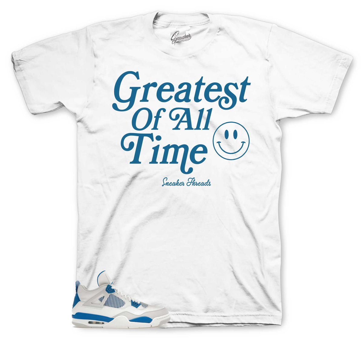 Retro 4 Industrial Blue Goat Shirt