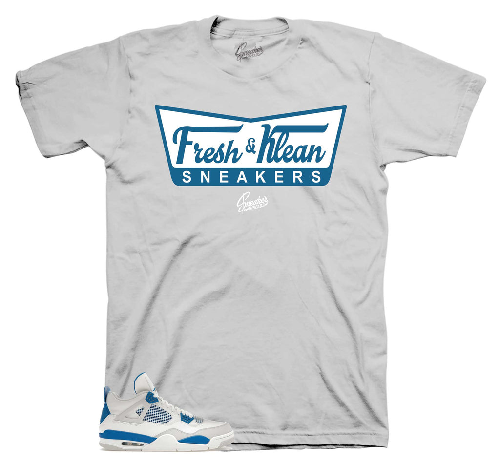 Retro 4 Industrial Blue Fresh & Klean Shirt