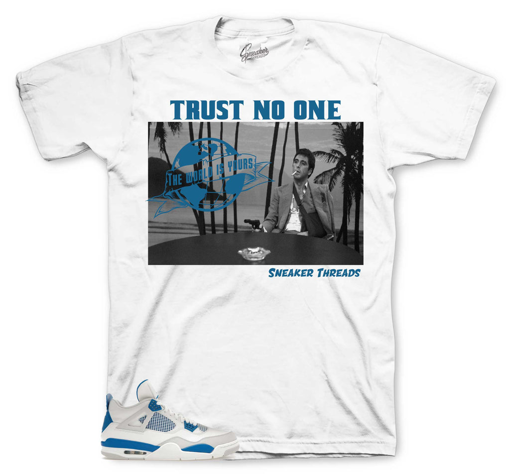 Retro 4 Industrial Blue Tony Knows Shirt