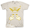 Retro 4 Metallic Gold Raging Face Shirt
