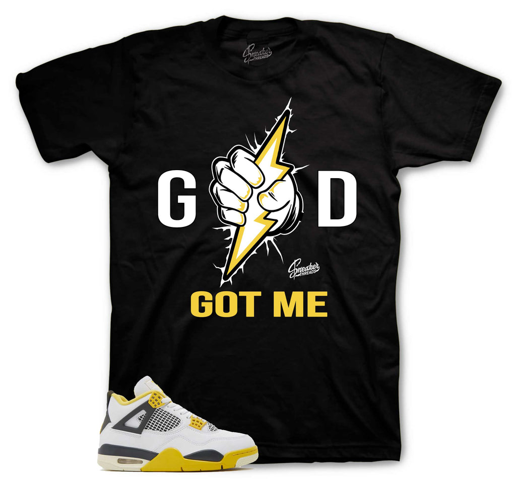 Retro 4 Vivid Sulfur God Got Me Shirt