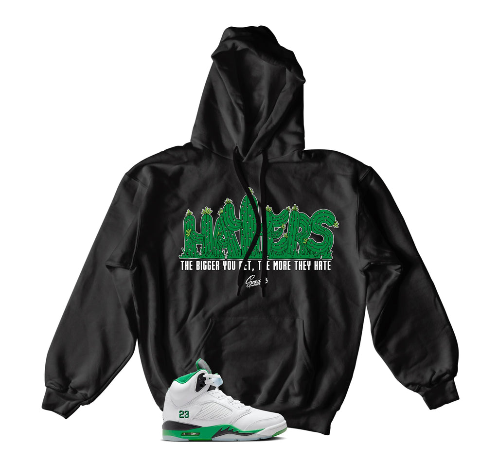 Retro 5 Lucky Green Haters Hoody