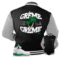 Retro 5 Lucky Green Creme Jacket
