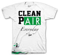 Retro 5 Lucky Green Clean Pair Shirt