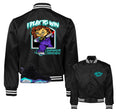 Retro 6 Aqua Play To Win Satin Jacket