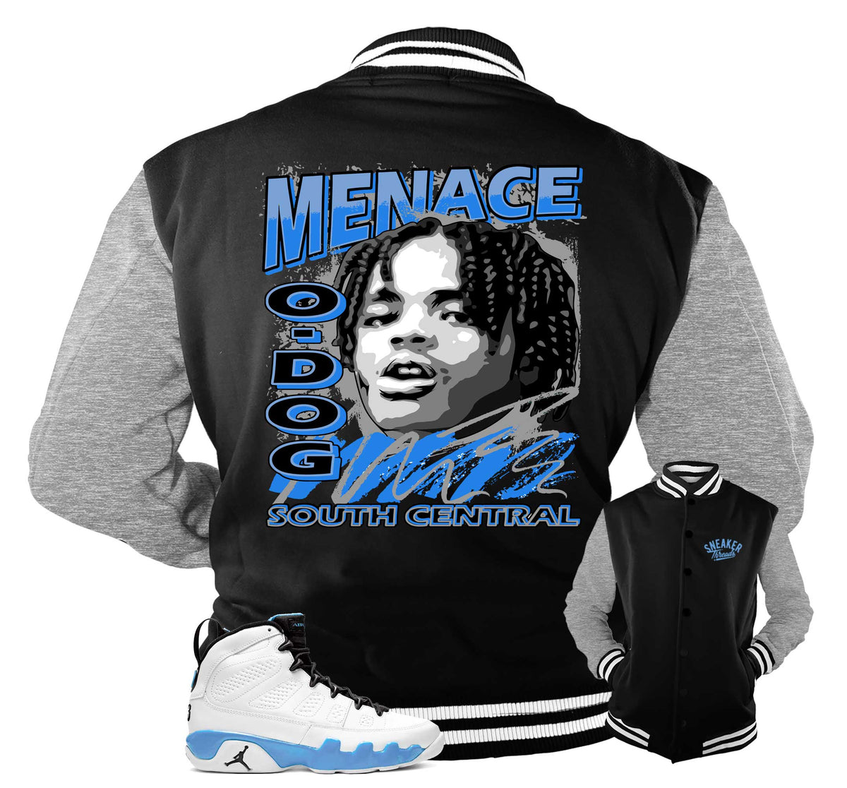 Retro 9 Powder Blue Nineties Jacket