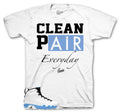 Retro 9 Powder Blue Clean Pair Shirt