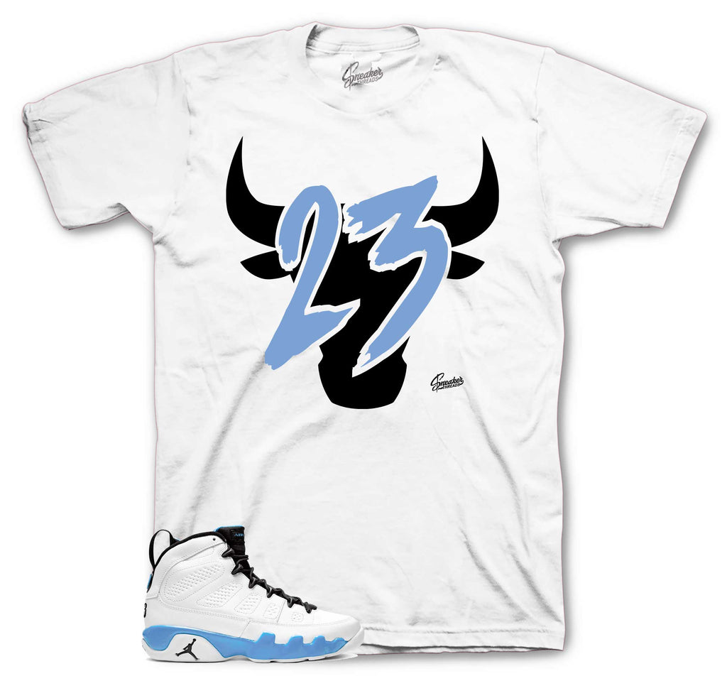 Retro 9 Powder Blue Toro Shirt