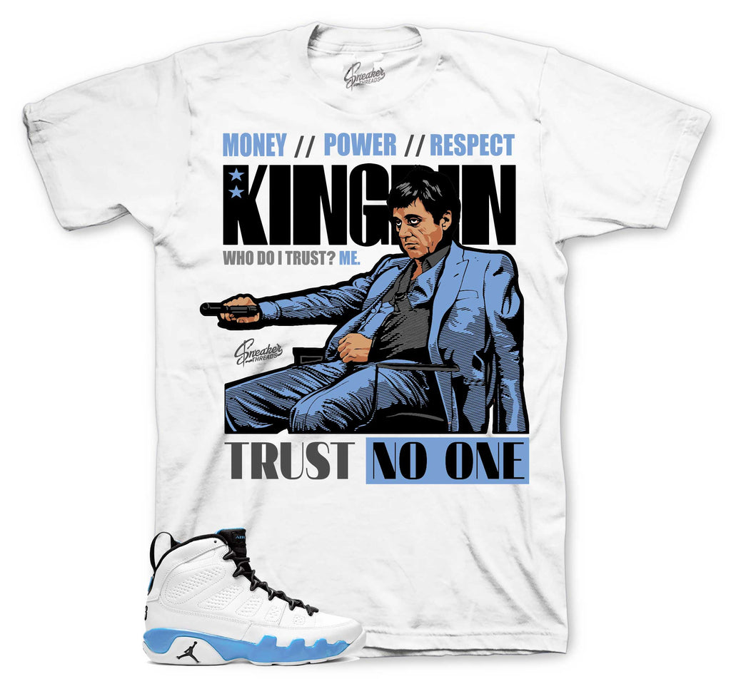 Retro 9 Powder Blue Trust issues Shirt