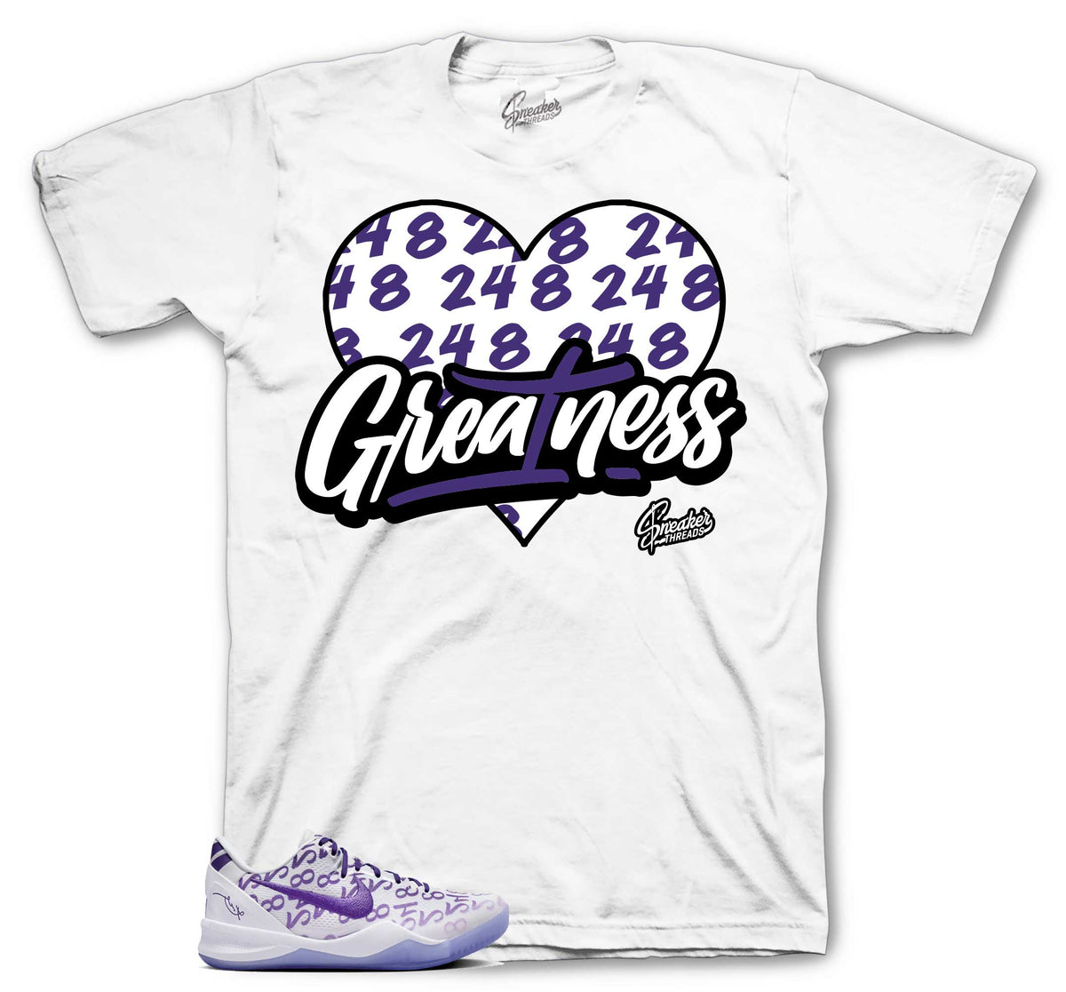 Protro 8 Court Purple - Never Forgotten Shirt
