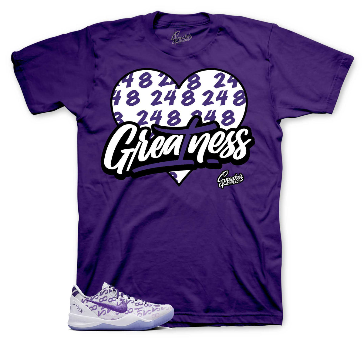 Protro 8 Court Purple - Never Forgotten Shirt