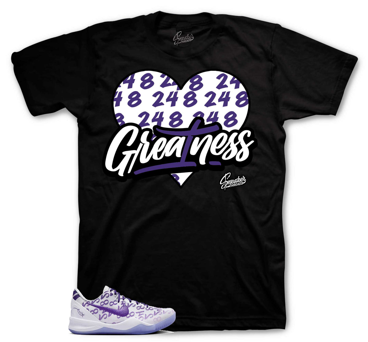 Protro 8 Court Purple - Never Forgotten Shirt